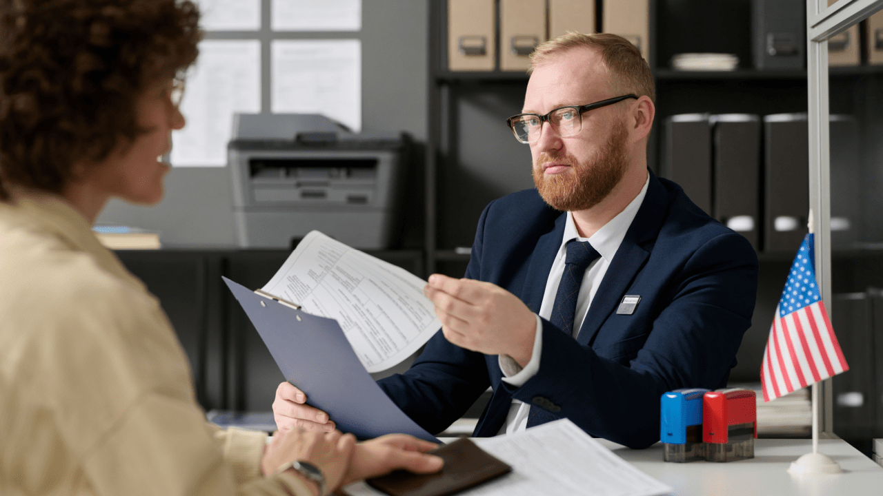 Tax professional consulting client about tax debt placed in non collectible status with official documents