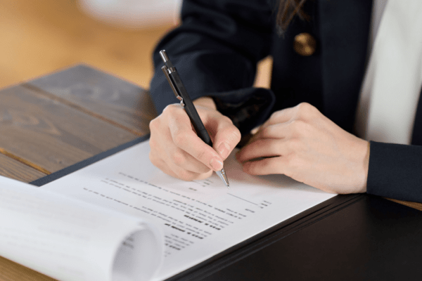 Professional signing tax attorney vs CPA for IRS problems consultation documents