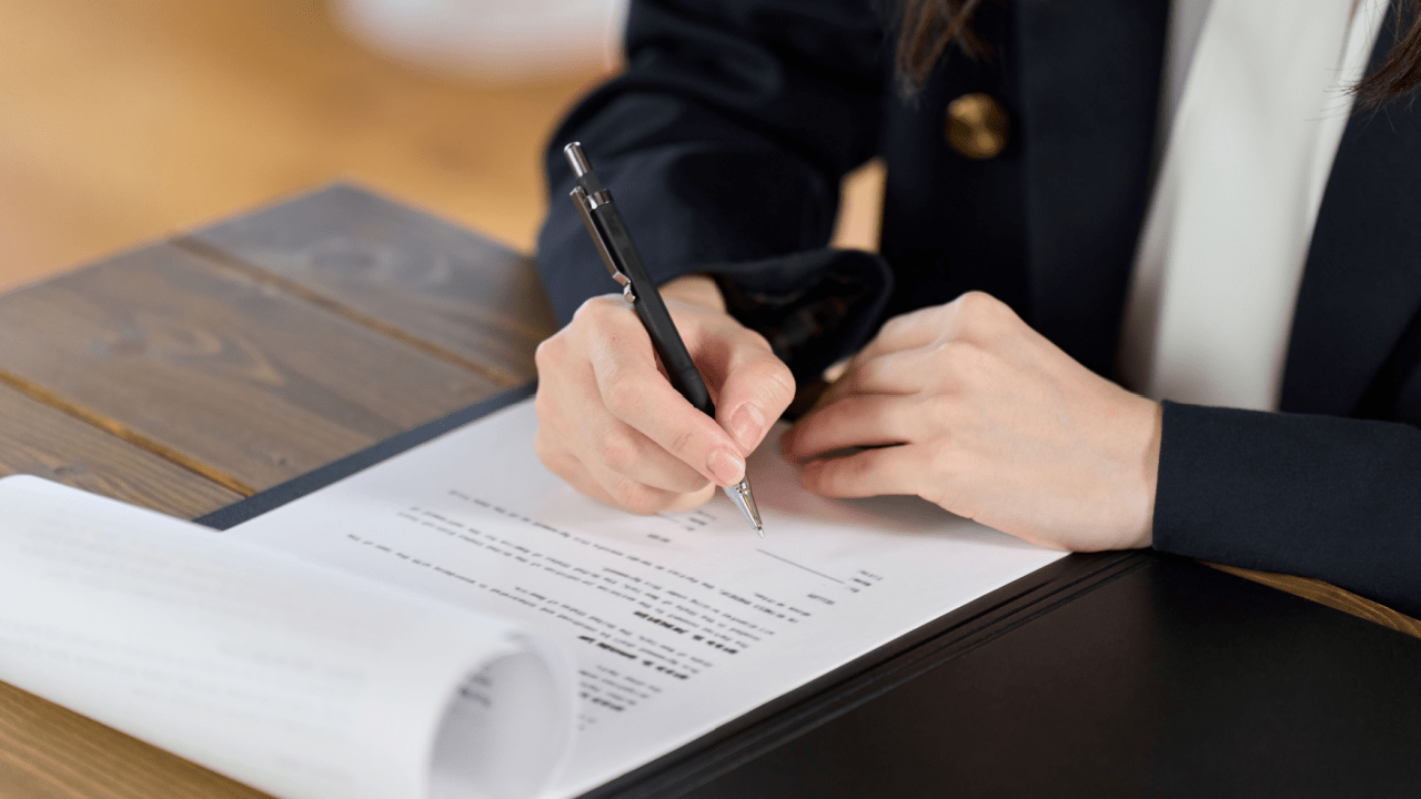 Professional signing tax attorney vs CPA for IRS problems consultation documents