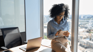 Professional tax lawyer in office discussing retainer fees - how much is a retainer for a tax lawyer