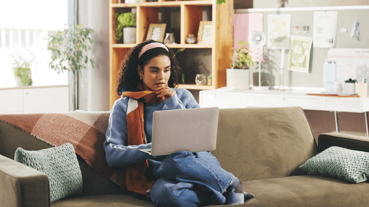 nderstanding What Qualifies for Innocent Spouse Relief - Woman Reviewing Tax Information Woman researching what qualifies for innocent spouse relief on laptop at home