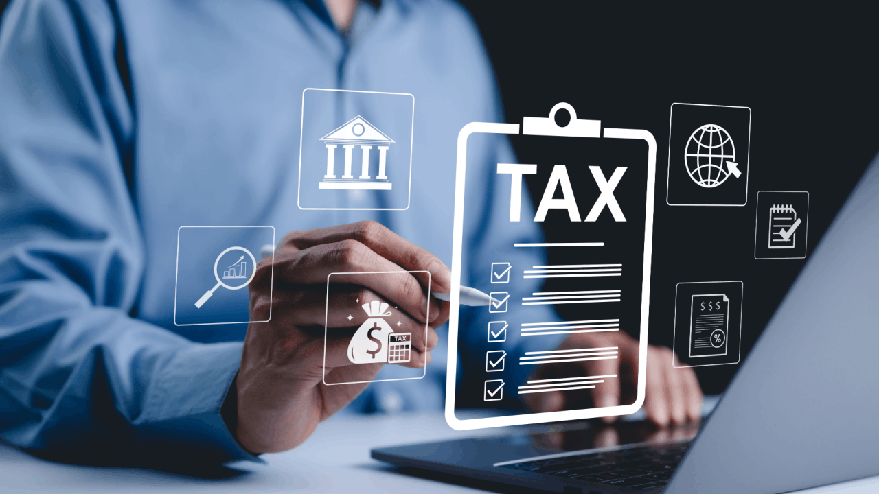 A professional reviewing a tax checklist with digital IRS icons — understanding how many years you can get audited for taxes