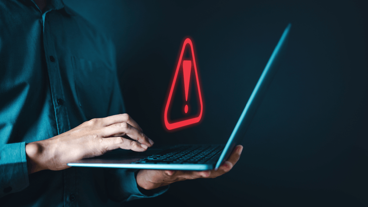 what throws red flags to the IRS warning sign on laptop screen