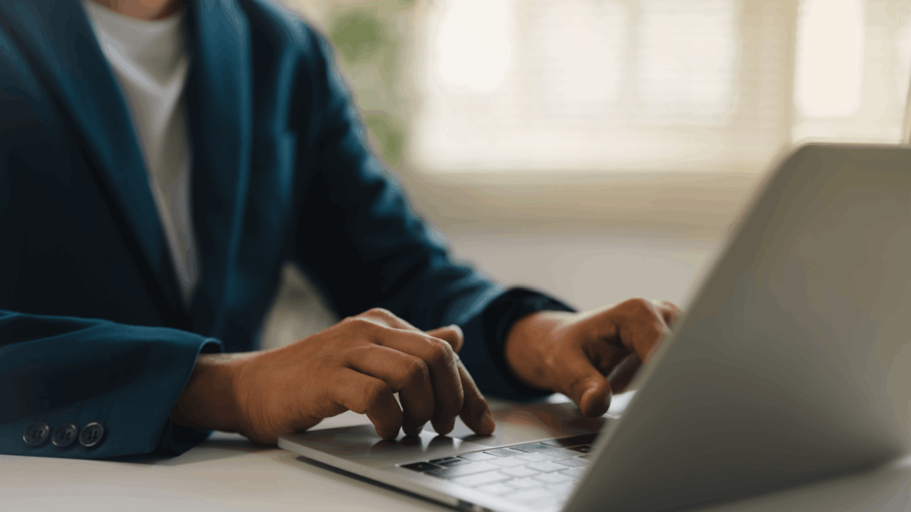 Bonus depreciation 2026 – business professional typing on a laptop to research updated tax deduction rules