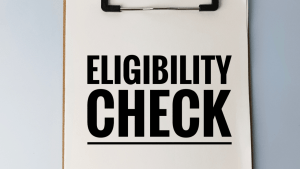 Clipboard showing bonus depreciation eligibility requirements check for IRS tax relief