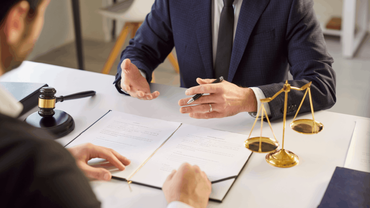 Attorney explaining how to stop IRS wage garnishment during a legal consultation